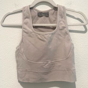 GROCERIES APPAREL Crop Tank Top Organic Cotton Size Medium